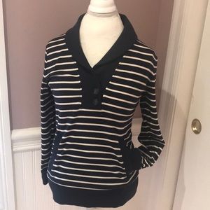 Banana republic top sweatshirt material. Size sm